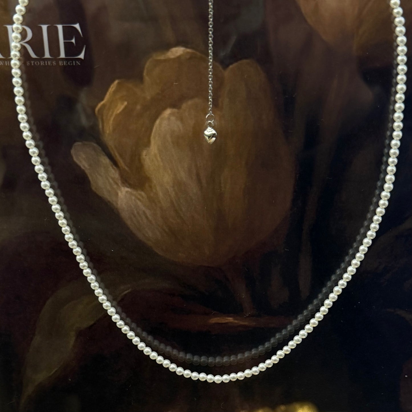 #386 Baby Freshwater Pearl Strand Necklace | 925 Silver