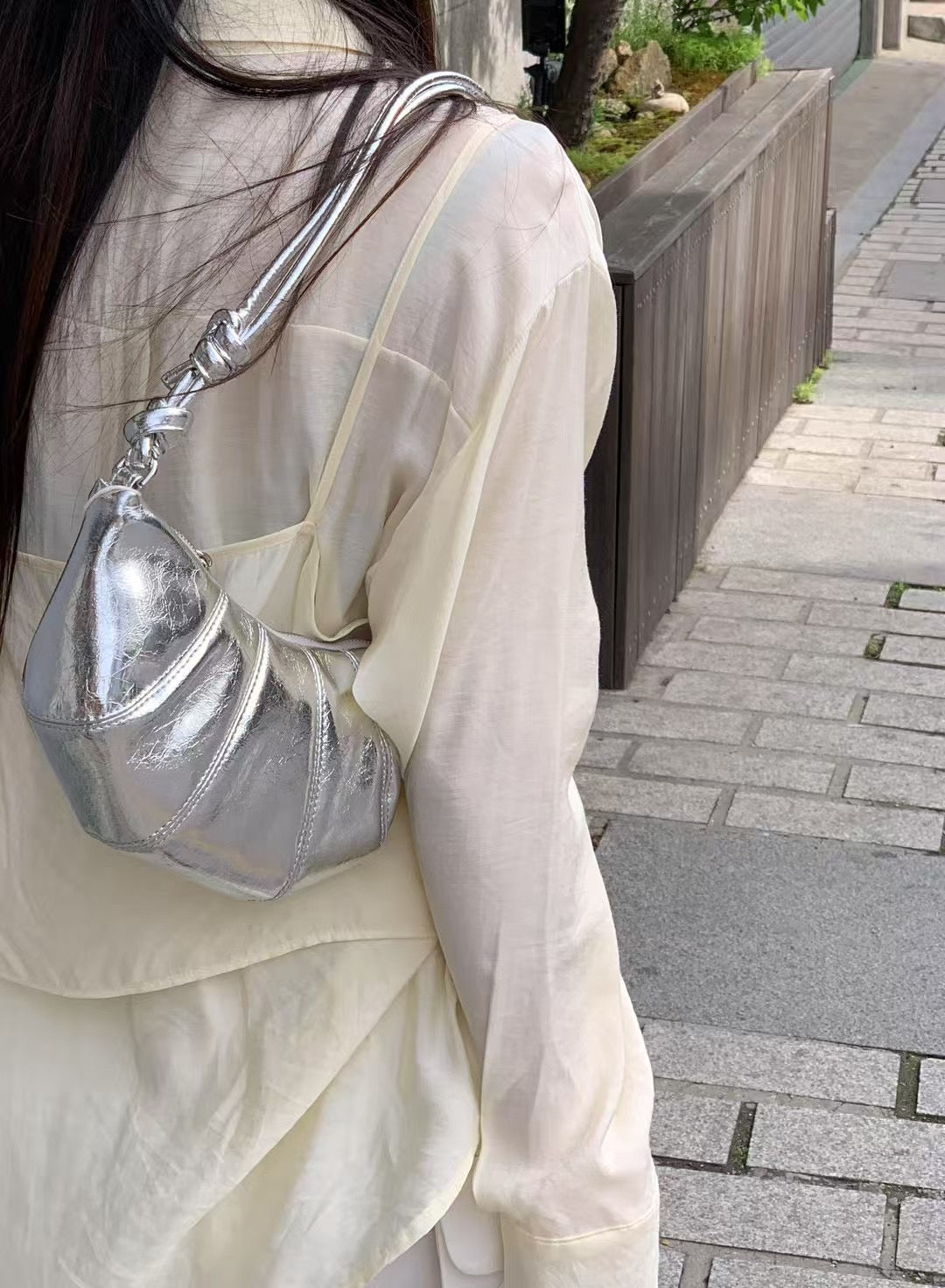 A04 | 全牛皮🥐牛角包袋 | 3 ways可手拎|單肩|斜孭 | 韓國製