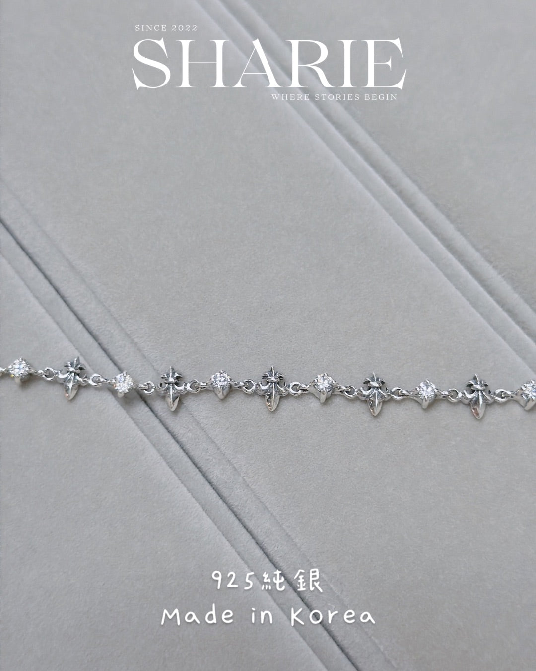 #687 | ⚜️Vintage Fluer Bracelet丨925 Silver