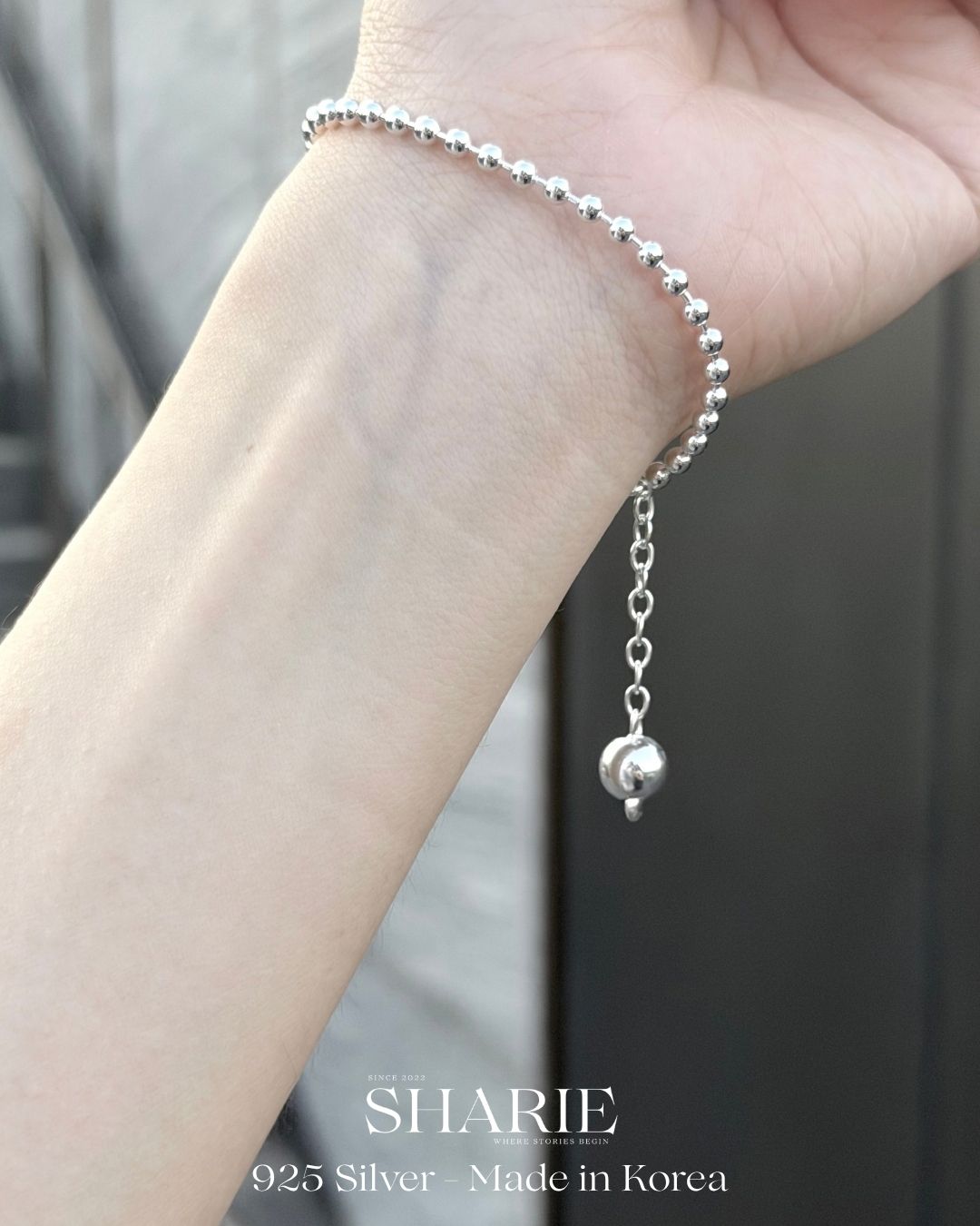 #785 | 3mm Ball Chain Bracelet | 925 Silver
