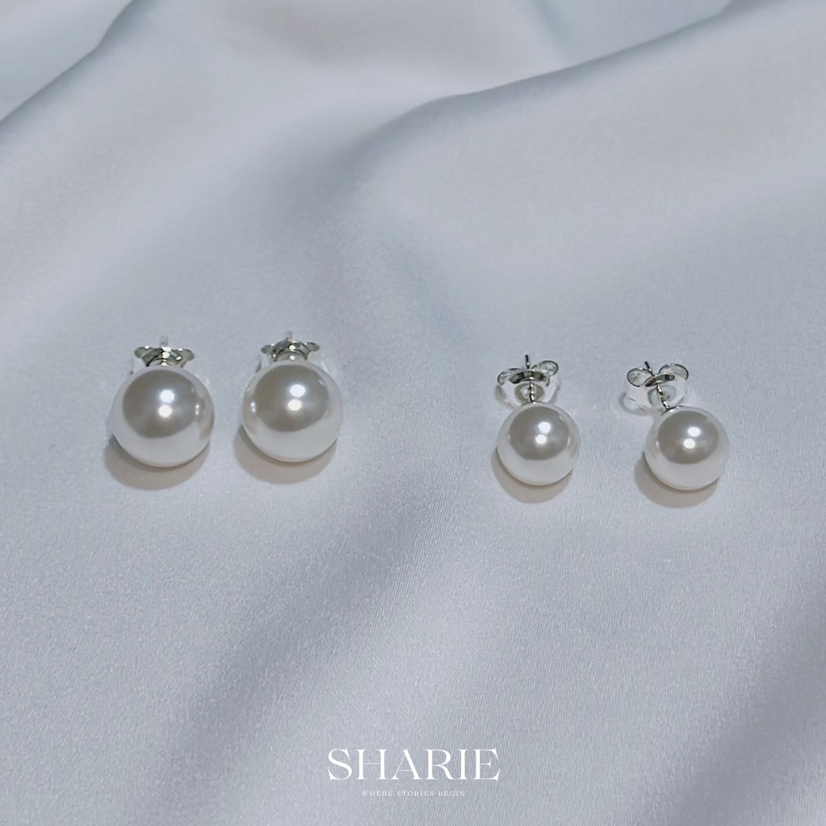 Pearl Stud Earrings丨925 Silver丨PE02丨PE03