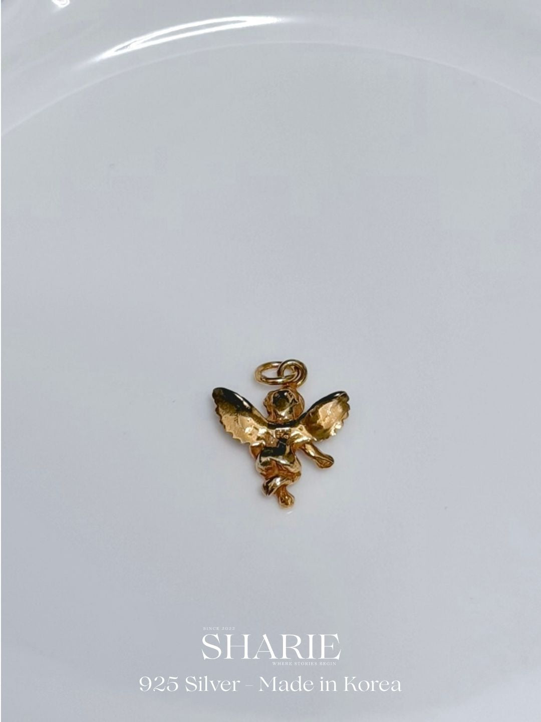#748 | Antique Angel Pendant | 925 Silver