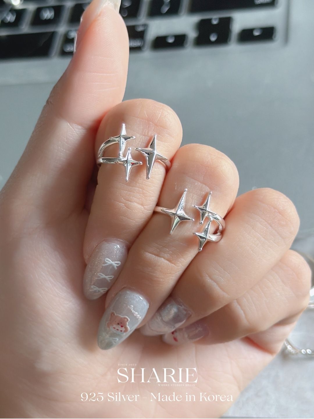 #648 | Starburst Statement Ring | 925 Silver