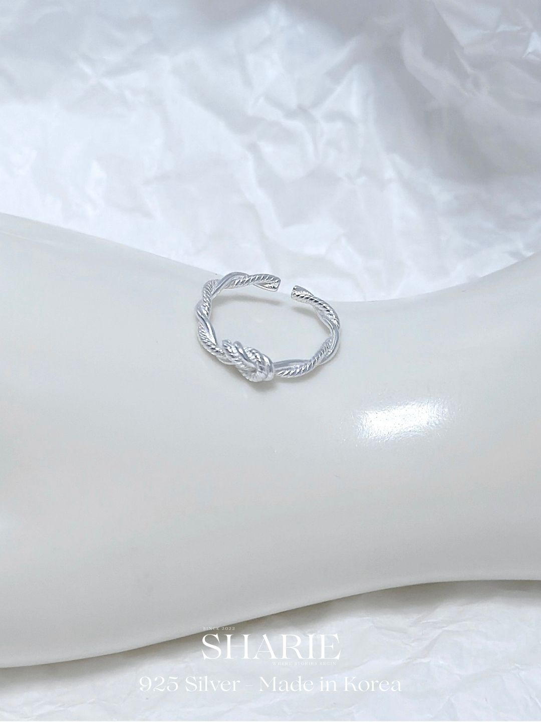 #509 | Heart Knot Ring | 925 Silver