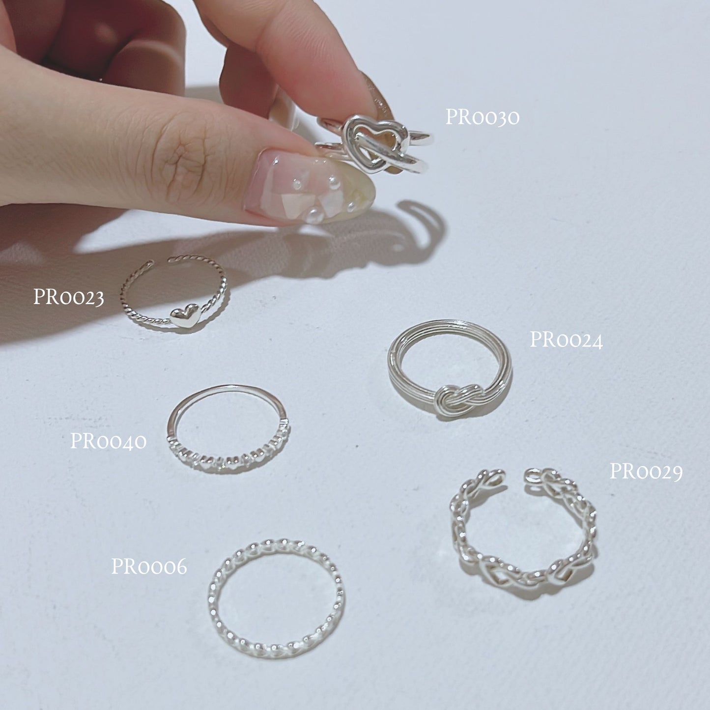R06丨R23丨R24丨R29丨R30丨R40丨하트하트 Hearts Rings Collections丨925 Silver