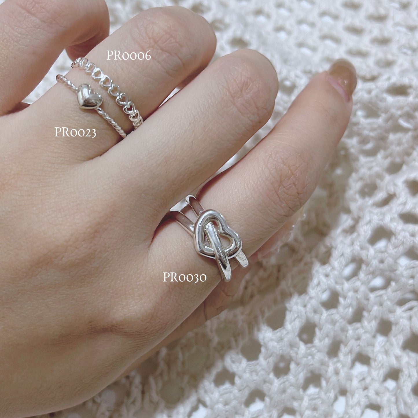 R06丨R23丨R24丨R29丨R30丨R40丨하트하트 Hearts Rings Collections丨925 Silver