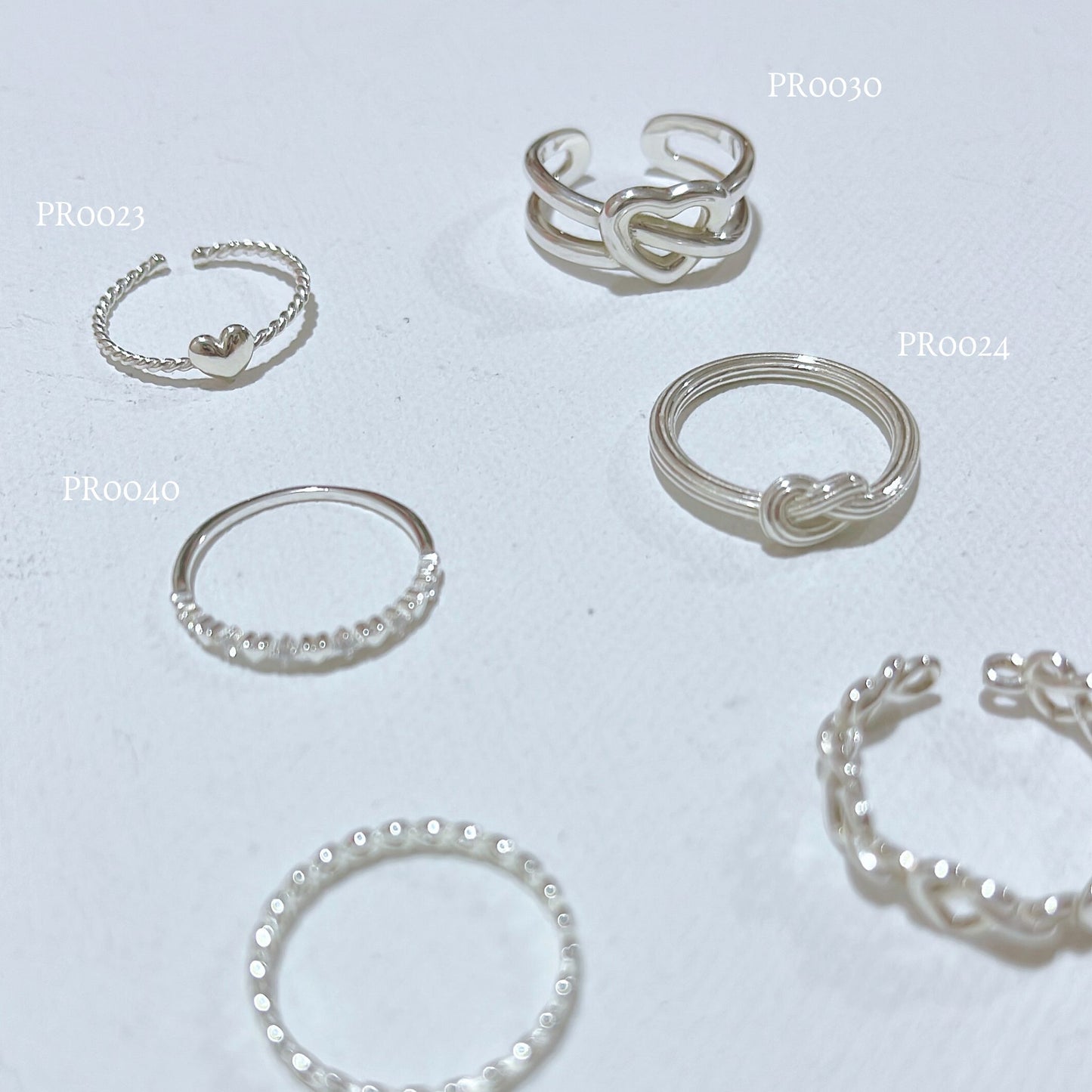 R06丨R23丨R24丨R29丨R30丨R40丨하트하트 Hearts Rings Collections丨925 Silver