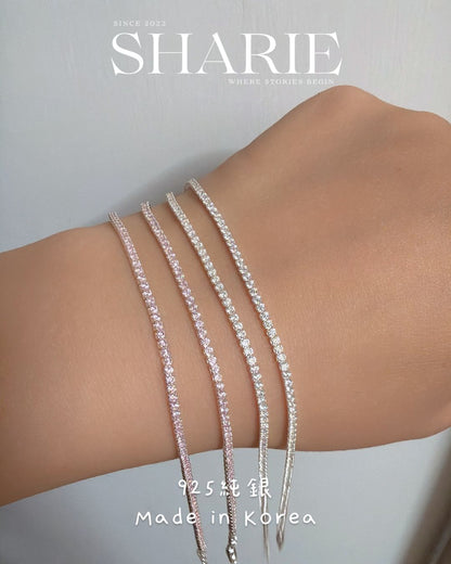 #607 #608 | 1.8mm Tennis Bracelet | 925 Silver