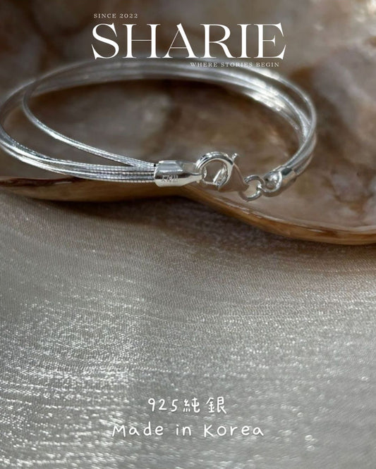 The Liquid Bangle丨925 Silver