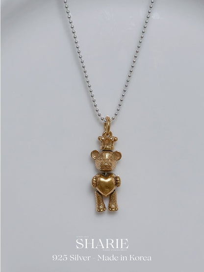 #746 #747 | Bear King and Ribbon Rabbit | 925 Silver