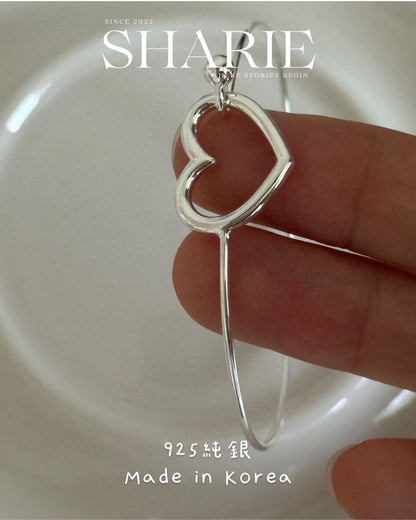 Minimalist Love Bangle丨925 Silver