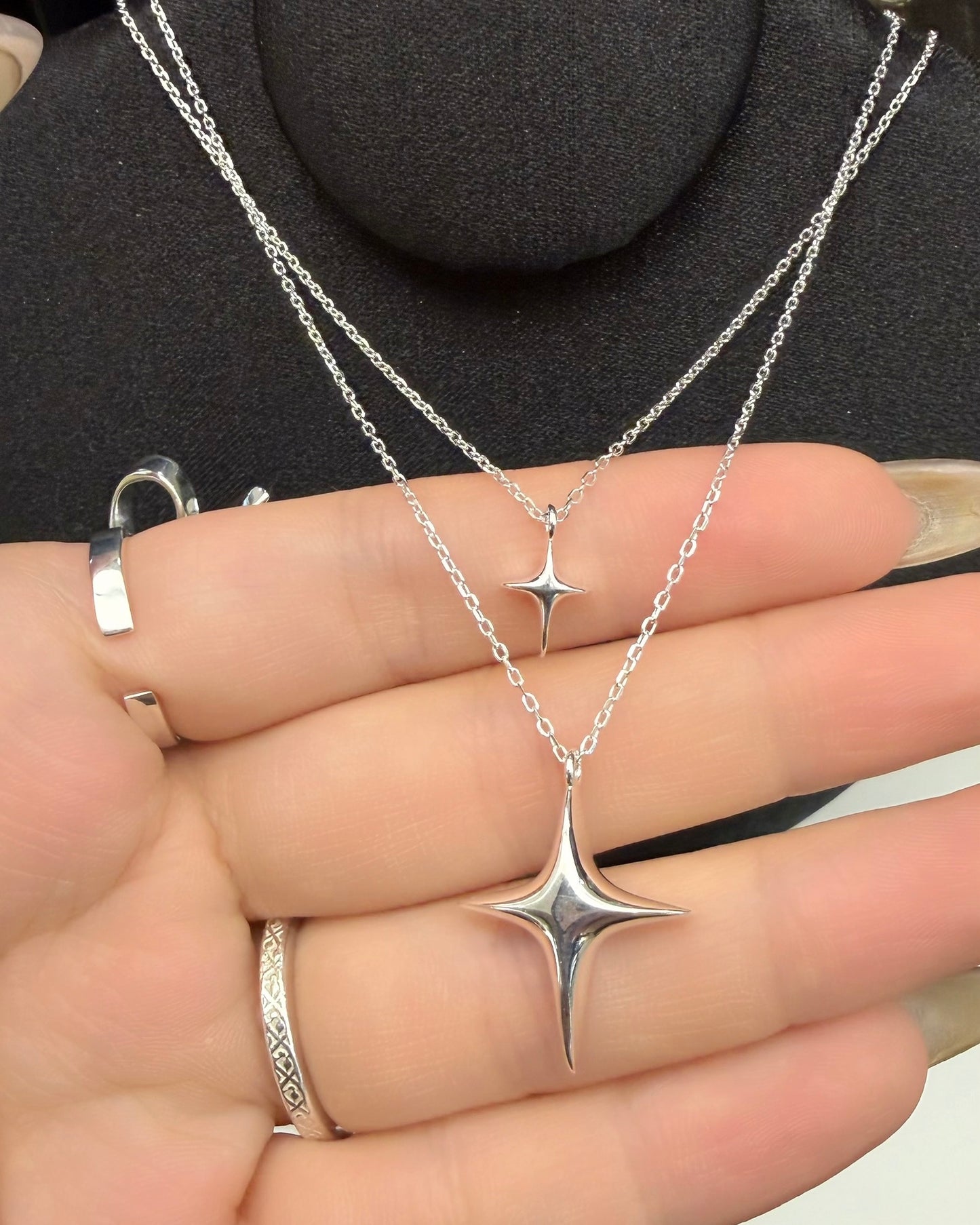 #468-469 | The Star and Galaxy Necklace丨925 Silver