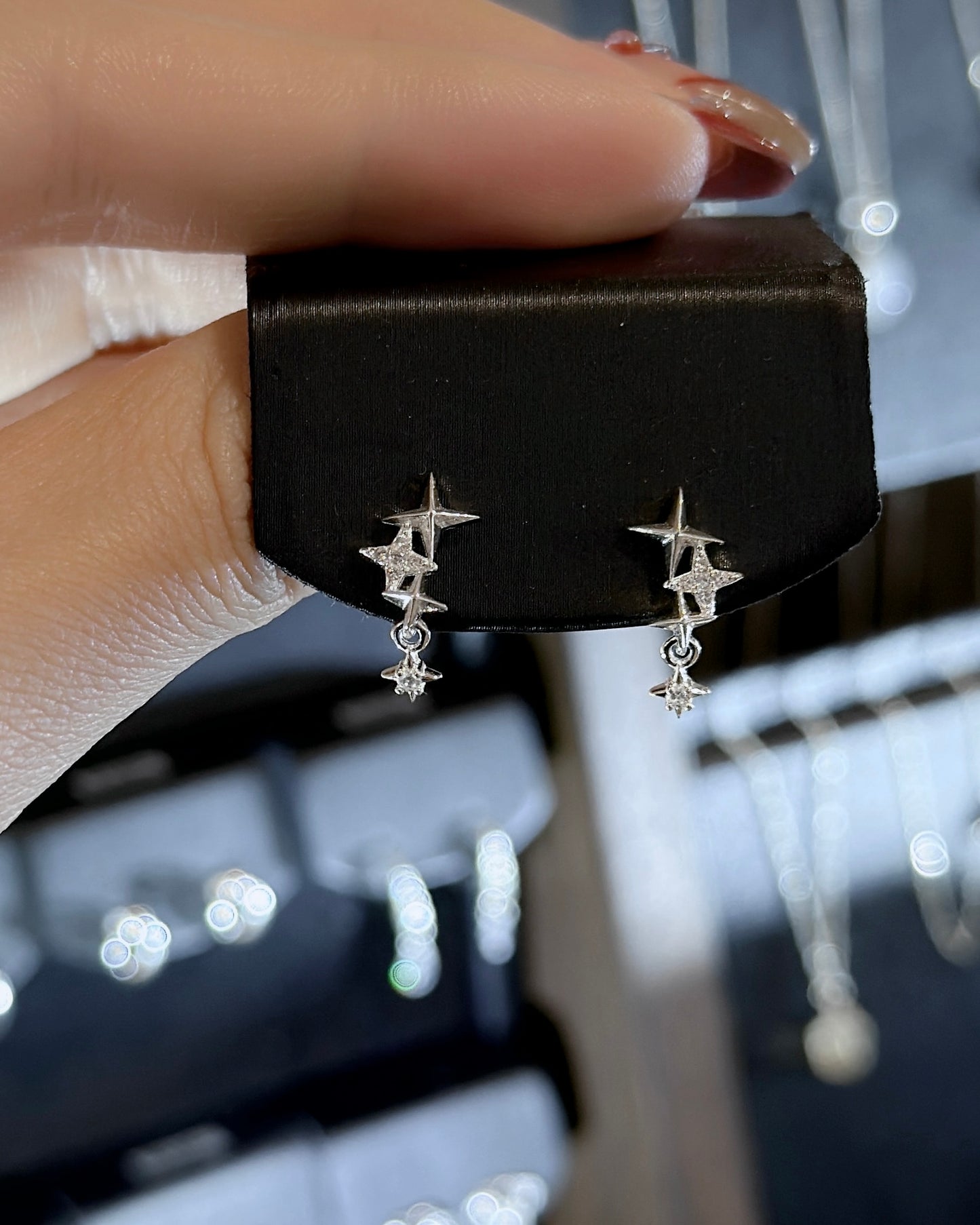 #267丨Galaxy Drop Earrings丨925 Silver