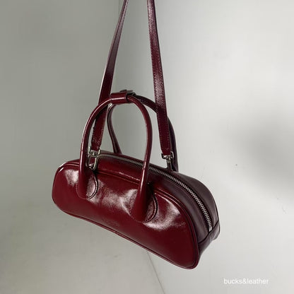 A12 | 牛皮法棍腋下袋 | S | 韓國Bucks and Leather