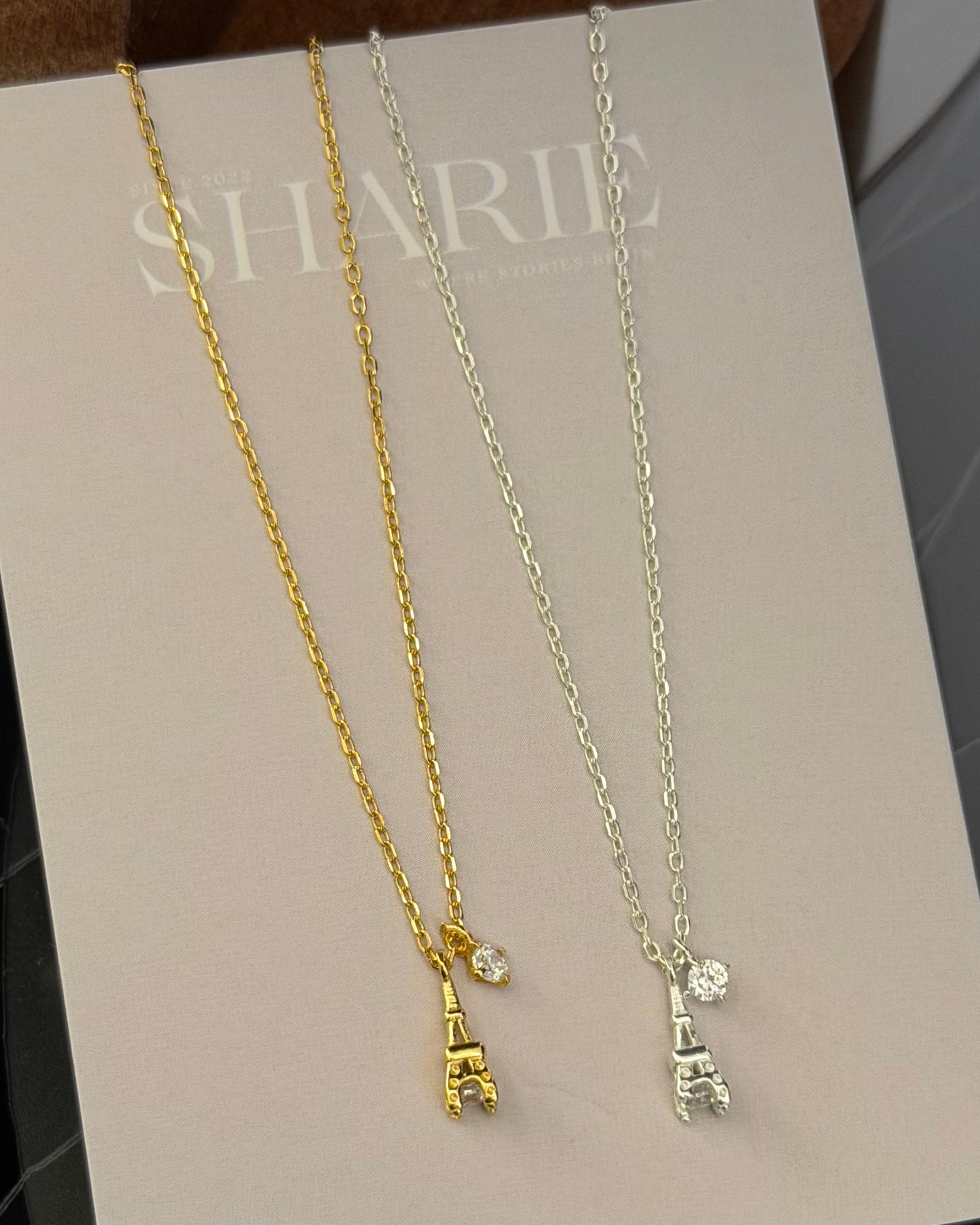 #345-346 | Eiffel Tower Necklace丨925 Silver