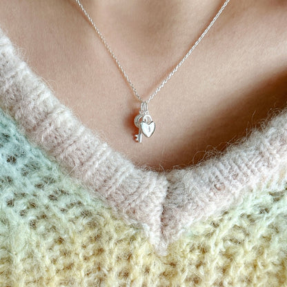 #407 | Love Lock Necklace丨925 Silver