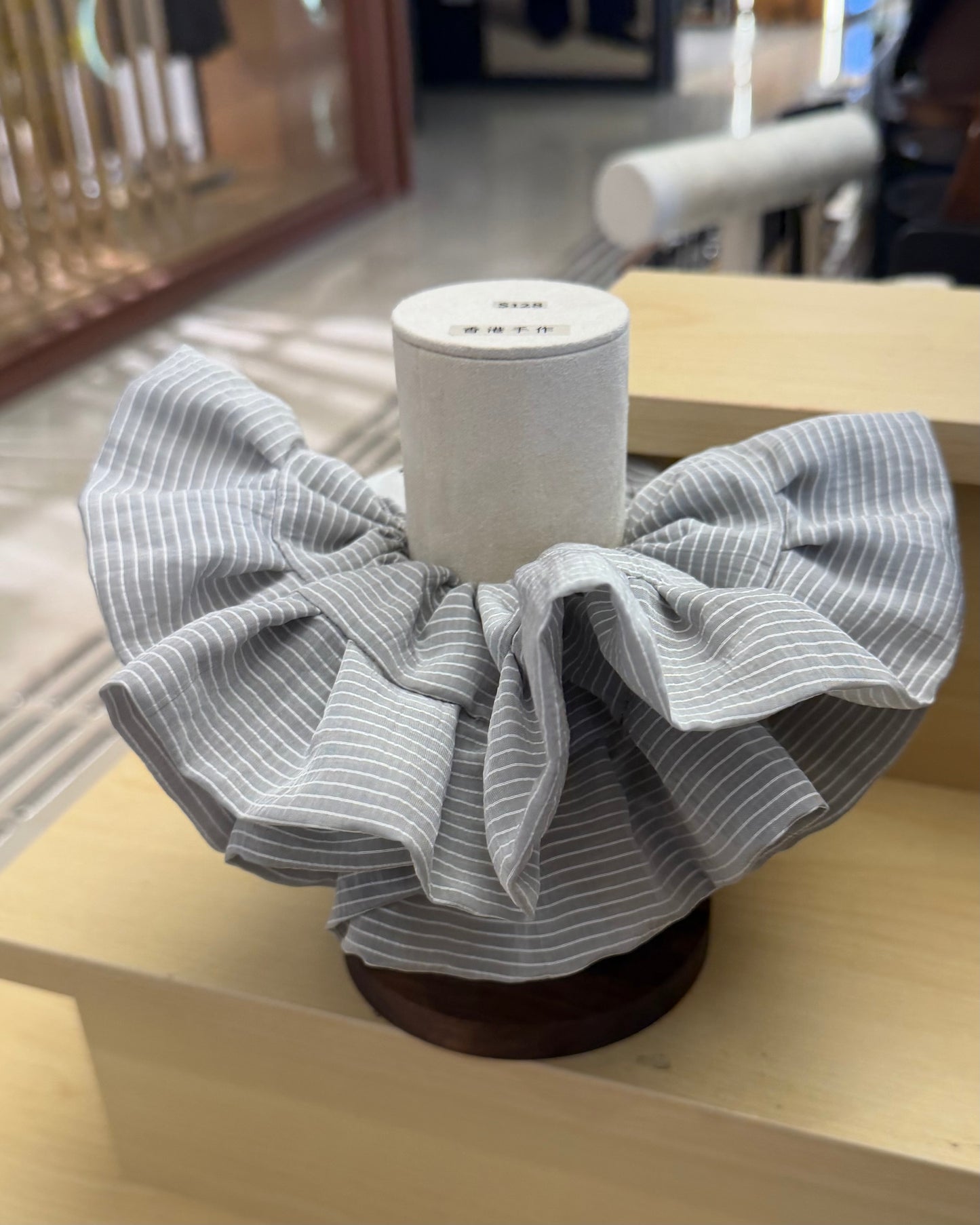 S2 - 韓國防水線條布料髮圈