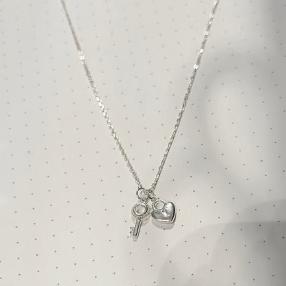 #407 | Love Lock Necklace丨925 Silver