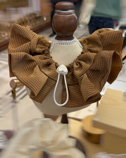 S2 - 韓國防水線條布料髮圈