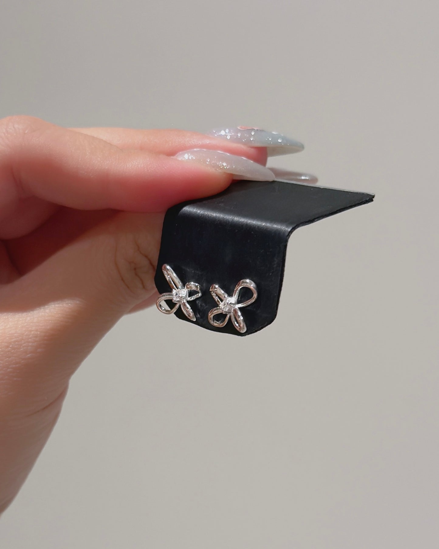#690 | Ribbon Earrings | 925 Silver
