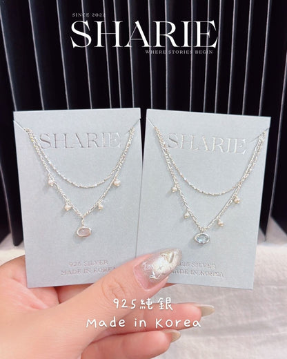 #630 #631 | Double Layer Freshwater Pearl Bracelet | 925 Silver