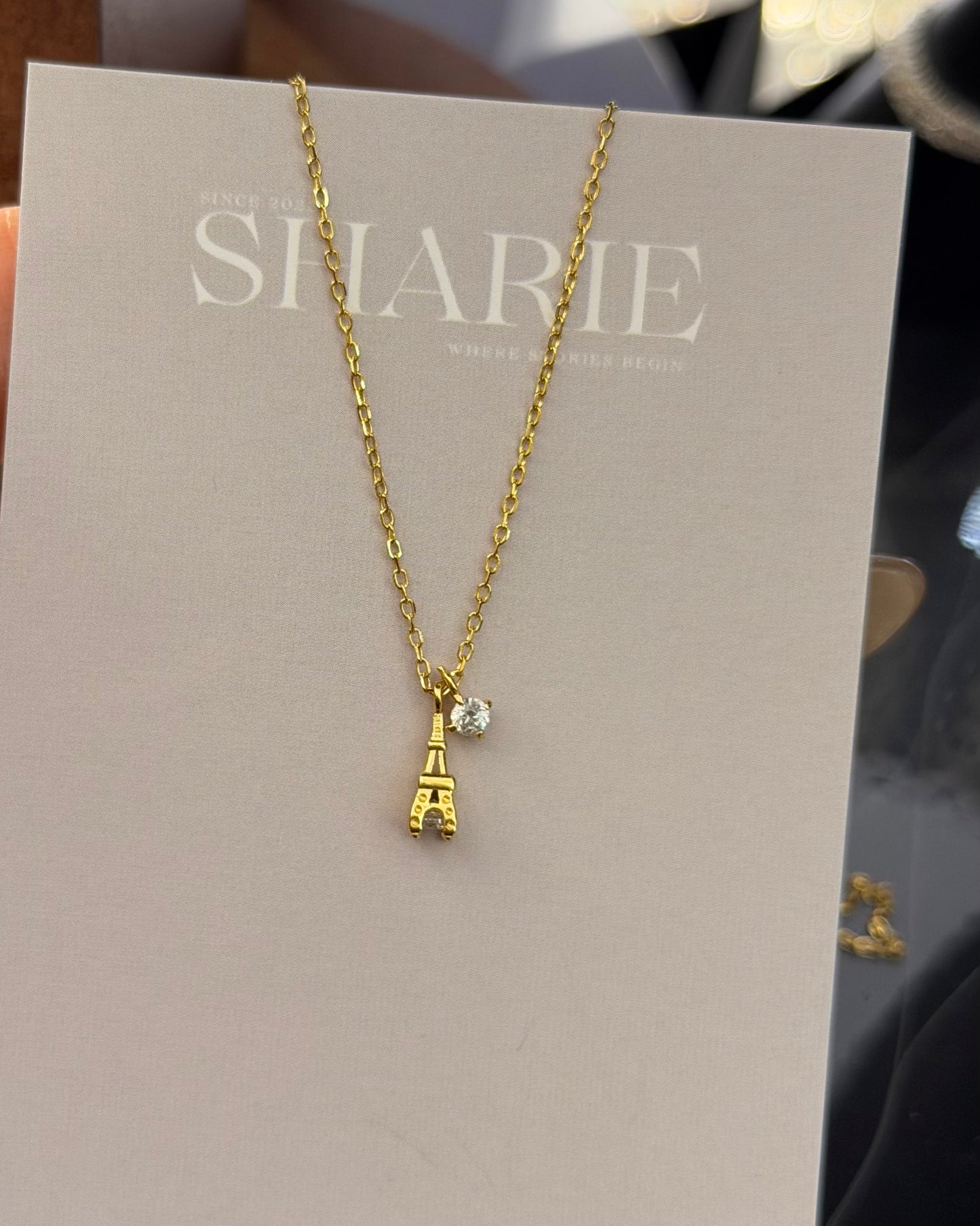 #345-346 | Eiffel Tower Necklace丨925 Silver