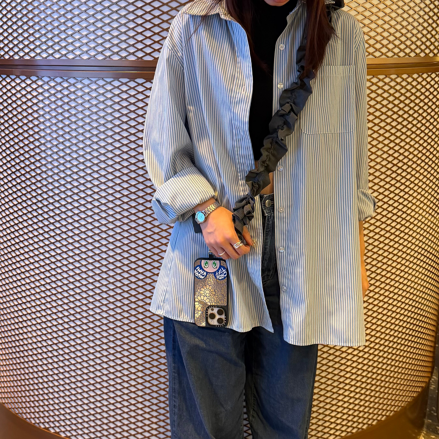 F2 | 百褶電話繩 🇰🇷 韓國跣水布 | 電話繩Phone Strap | DOBIBEAU