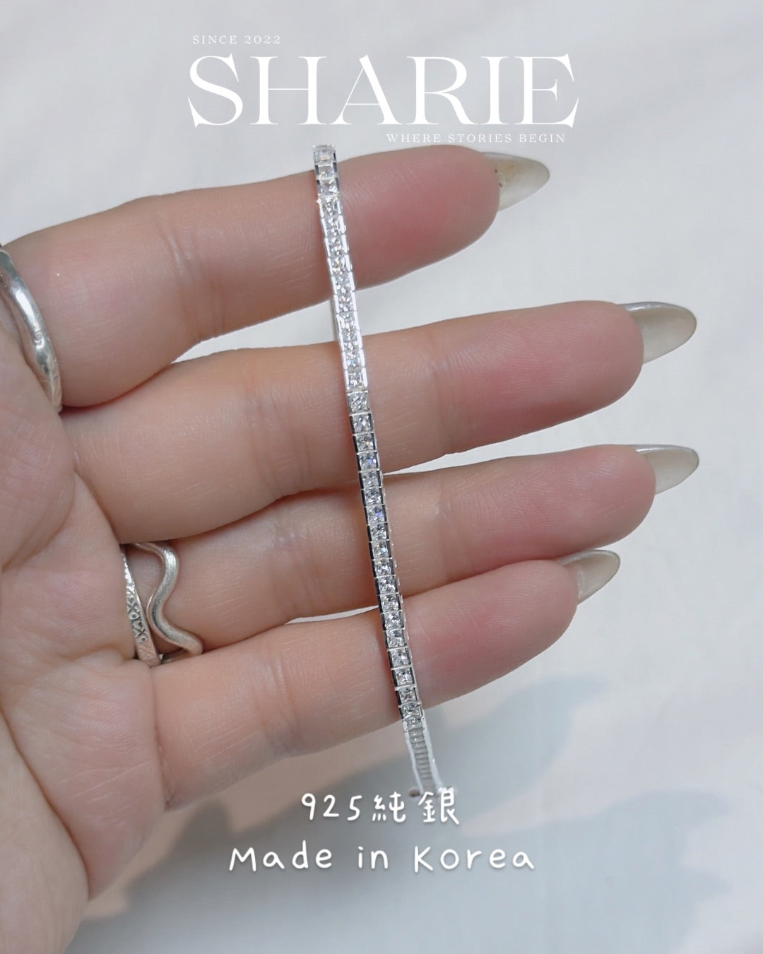 #605 | 3mm Channel Set CZ Tennis Bracelet | 925 Silver