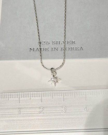 #403 | Mini Polystar Necklace丨925 Silver