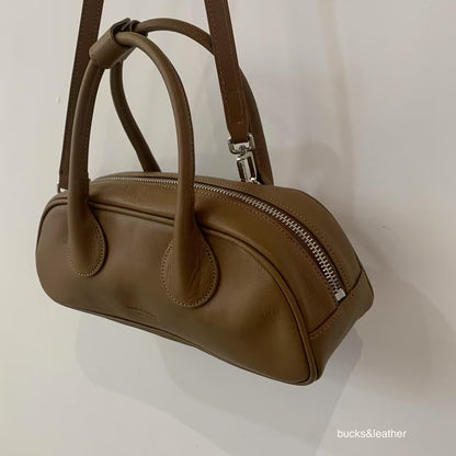 A12 | 牛皮法棍腋下袋 | S | 韓國Bucks and Leather