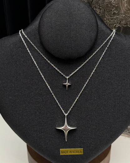 #468-469 | The Star and Galaxy Necklace丨925 Silver