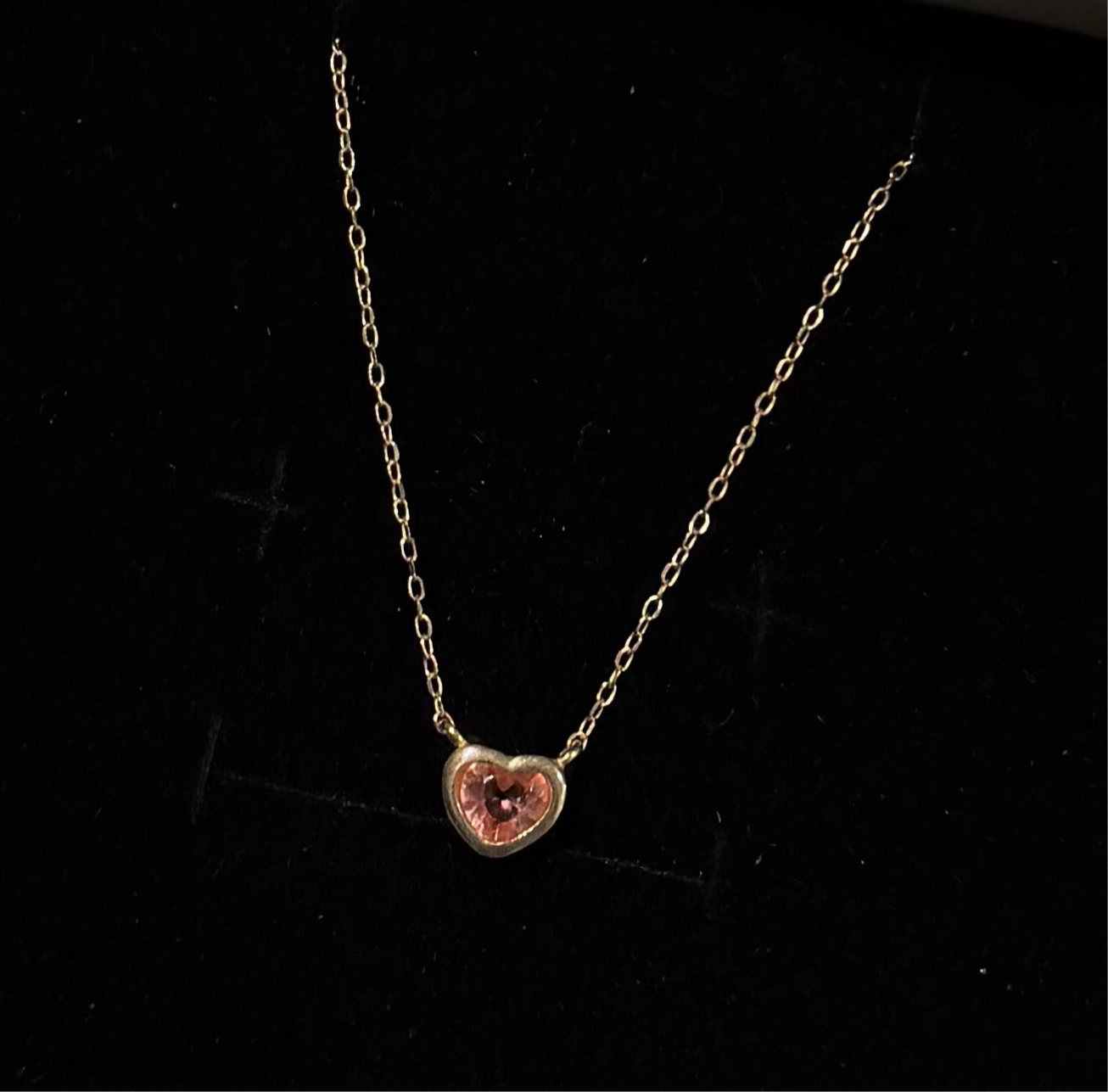 #377 | Pink Heart Necklace丨925 Silver