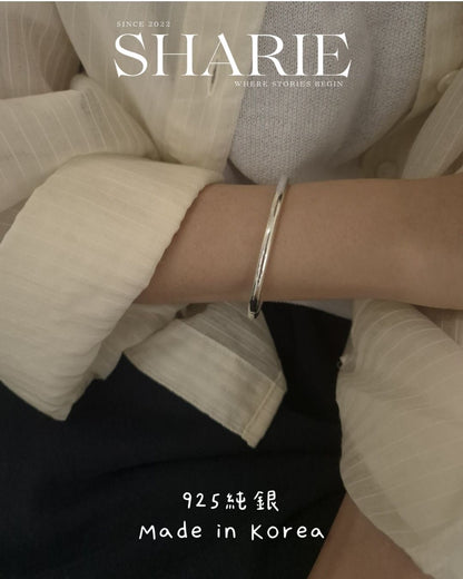 Ethereal Silver Bangle丨925 Silver