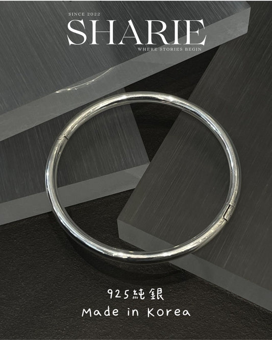Ethereal Silver Bangle丨925 Silver