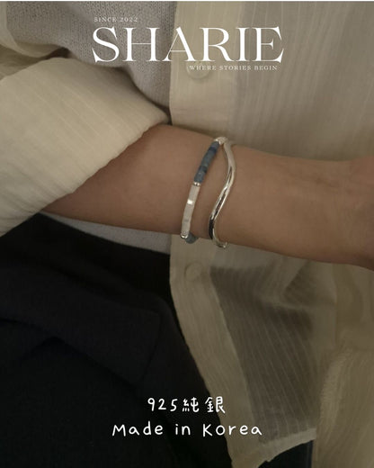 Echo Bangle丨925 Silver