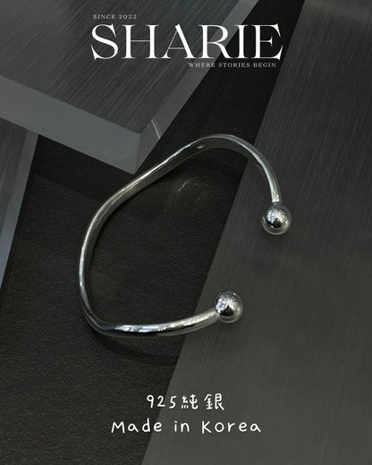 Echo Bangle丨925 Silver