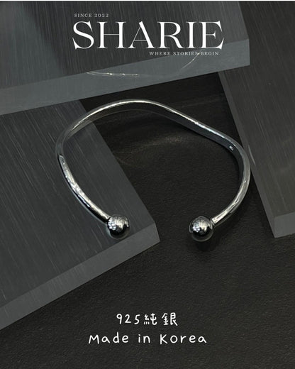 Echo Bangle丨925 Silver