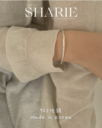Stardust Wave Bangle丨925 Silver