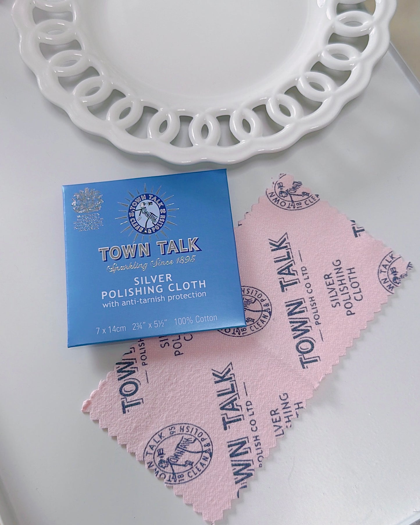 Town Talk Silver Polishing Cloth - 英國皇室御用拭銀布
