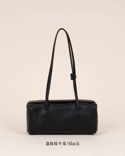 A38 | Mini Brick Shoulder Bag 迷你真皮磁吸方形單肩袋 | 荔枝紋牛皮 | 羊皮 | 韓國 Bucks and Leather