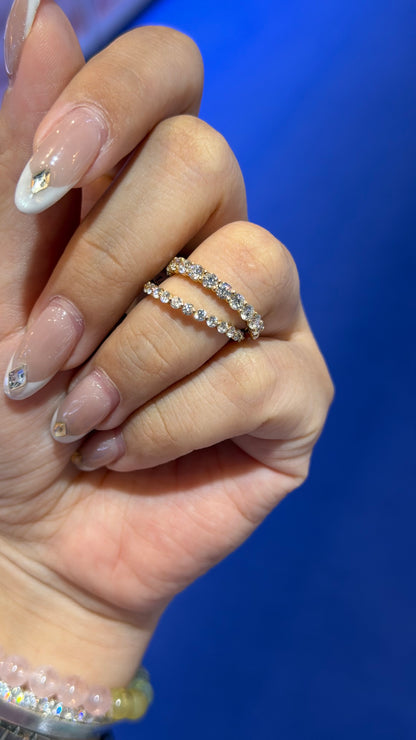 Round Lab Grown Diamond Eternity Ring