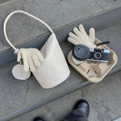 leather bag, bucket bag, cowhide bag, bucks and leather, coin bag, genuine leather bag, made in korea, bag from korea, 韓國製造，韓國真皮袋，韓國設計師品牌，牛皮袋，媽咪袋，mommy bag