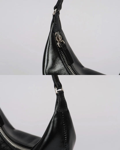 A21 | 牛皮迷你半月單肩袋 | 韓國 Bucks and Leather