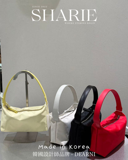 A23 | Handy Mini Nylon Bag 耐磨尼龍+真牛皮肩帶 | 韓國設計師品牌