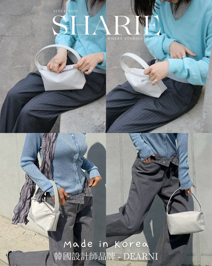 A23 | Handy Mini Nylon Bag 耐磨尼龍+真牛皮肩帶 | 韓國設計師品牌