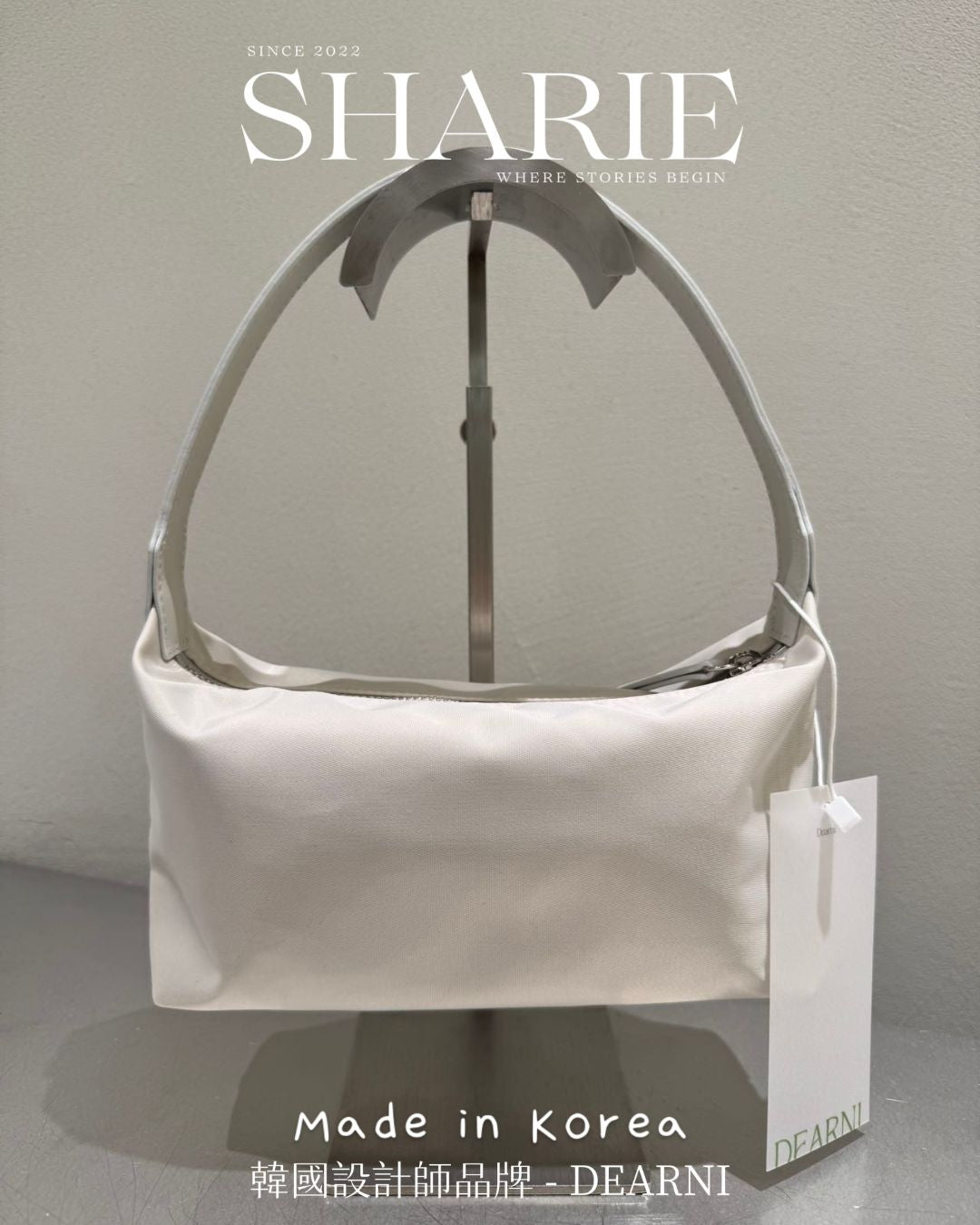 A23 | Handy Mini Nylon Bag 耐磨尼龍+真牛皮肩帶 | 韓國設計師品牌