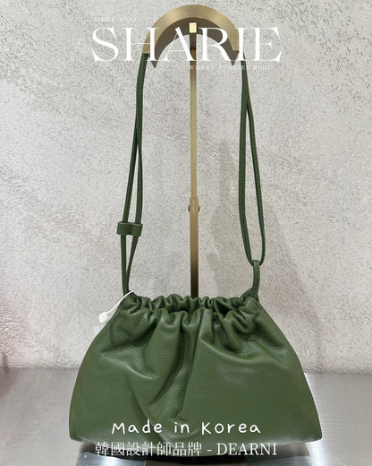 A25 | Lazy Versatile Drawstring Bag 全牛皮索繩袋 | 韓國設計師品牌