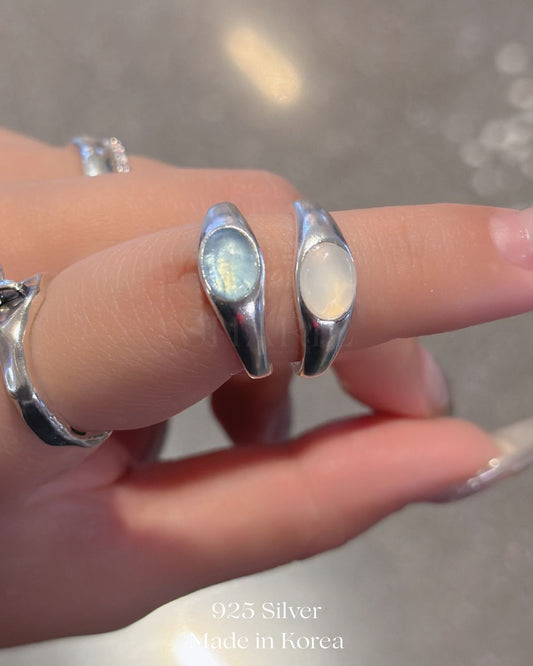 #646 #647 | Soft Glow Ring | 925 Silver