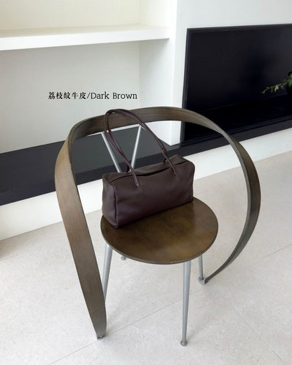 A37 | Brick Shoulder Bag 真皮磁吸方形單肩袋 | 荔枝紋牛皮 | 亮面牛皮 | 羊皮 | 韓國 Bucks and Leather