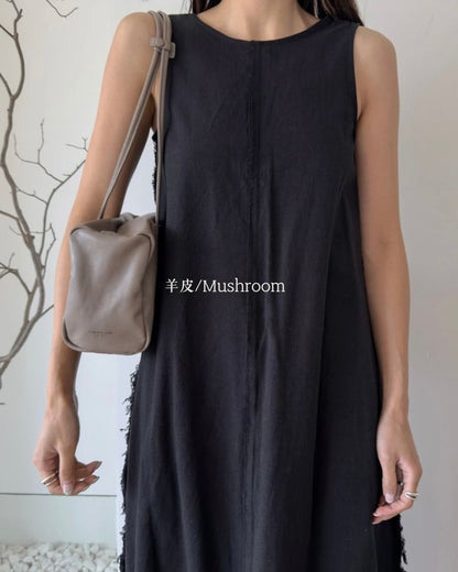 A37 | Brick Shoulder Bag 真皮磁吸方形單肩袋 | 荔枝紋牛皮 | 亮面牛皮 | 羊皮 | 韓國 Bucks and Leather